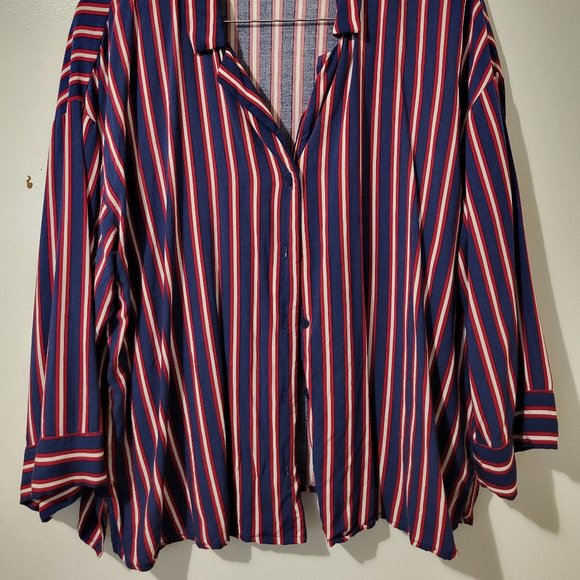 H and M stripped blouse - Picture 2 of 2